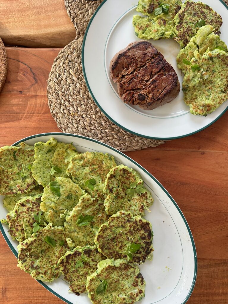 idée de recette
galettes de brocoli parmesan